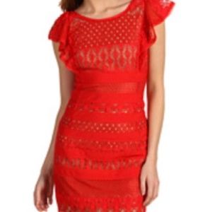 Renata Red BCBG dress
